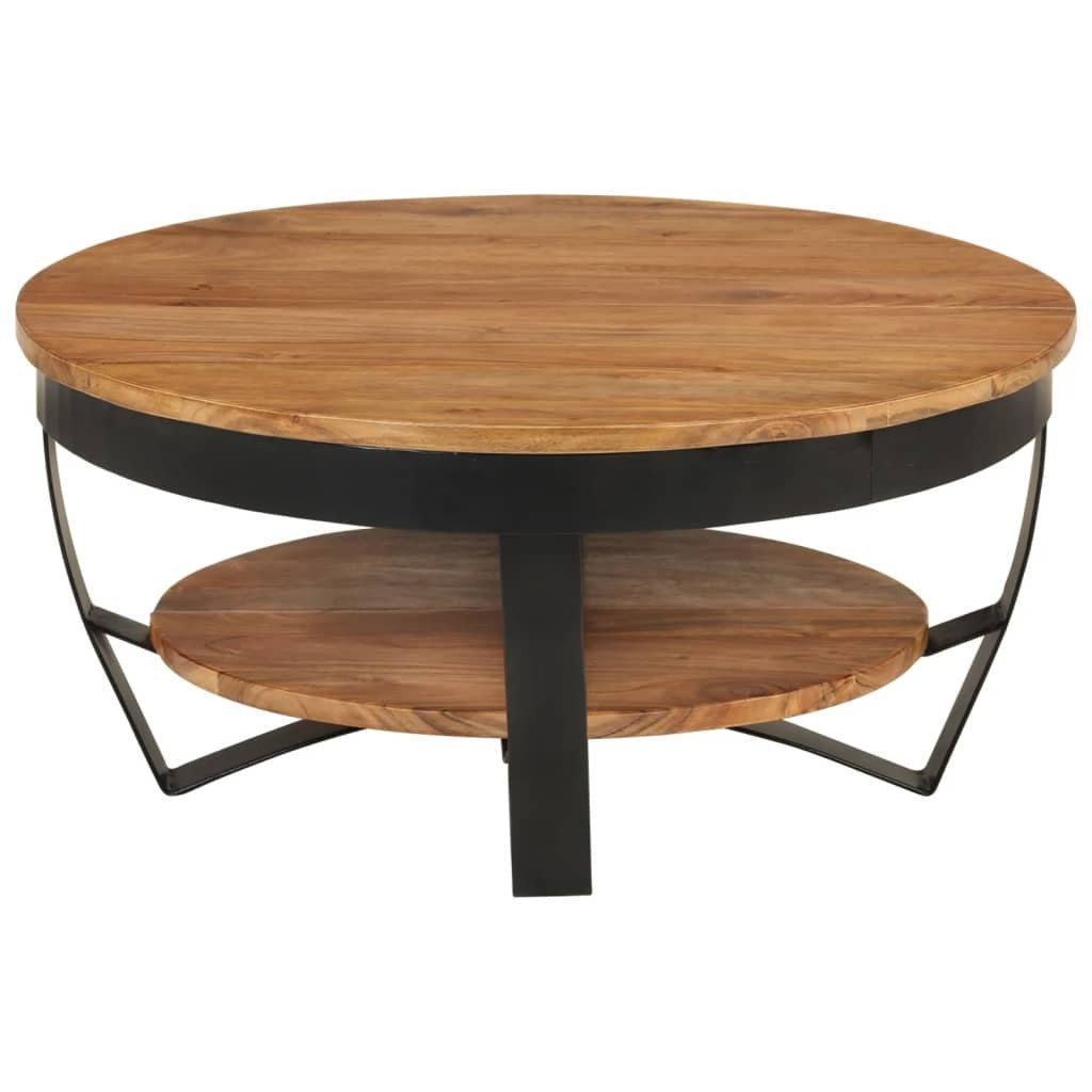 "Judith" Coffee Table 65x65x32 cm Solid Acacia Wood