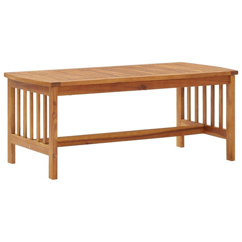"Davis" Coffee Table 102x50x43 cm Solid Acacia Wood