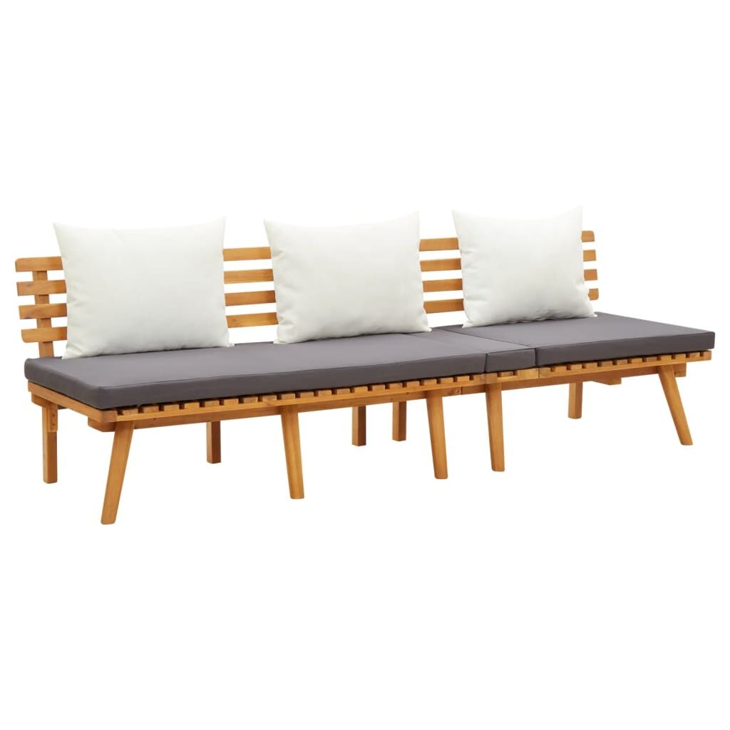 "Jenner" Garden Day Bed 200x65 cm Solid Wood Acacia