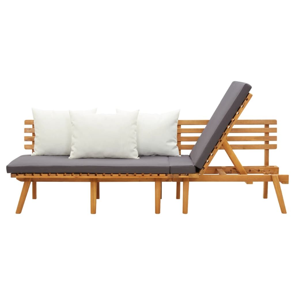 "Jenner" Garden Day Bed 200x65 cm Solid Wood Acacia