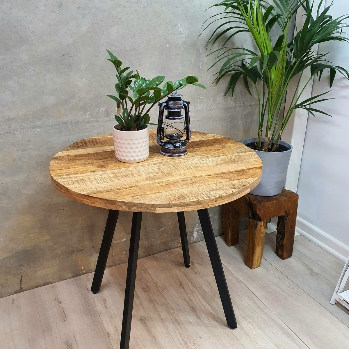 "Peninsula" Mango Wood Bistro Table 80cm Diameter