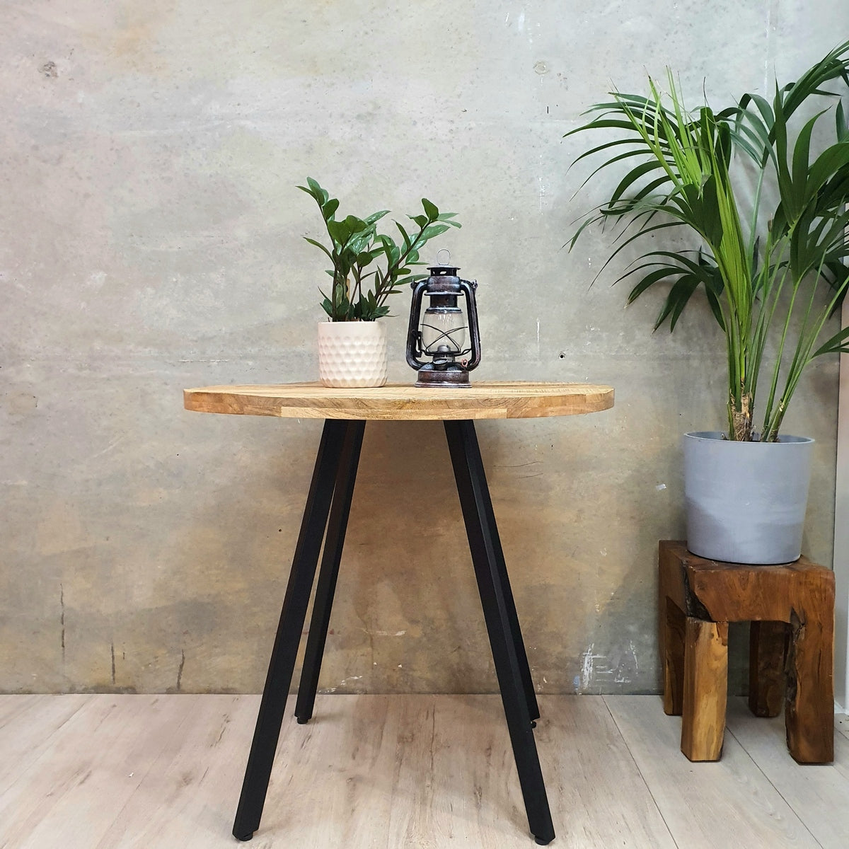 "Peninsula" Mango Wood Bistro Table 80cm Diameter