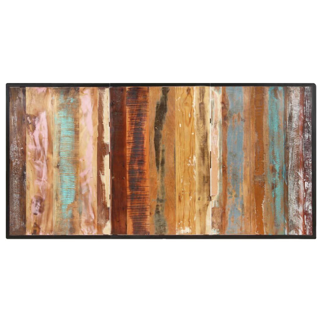 "Kiah" Dining Table 160 cm Solid Reclaimed Wood