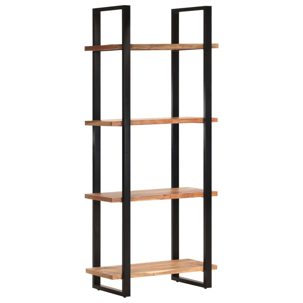 "Kinley" 4-Tier Bookcase 80x40x180 cm Solid Acacia Wood