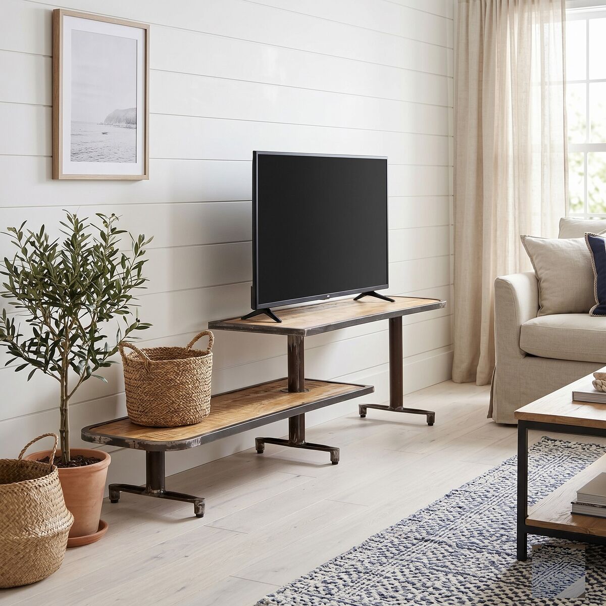 "Kent" TV Cabinet 160x30x40 cm Solid Mango Wood