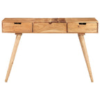 "Petrizzi" Dressing Table with Mirror 112x45x76 cm Solid Acacia Wood