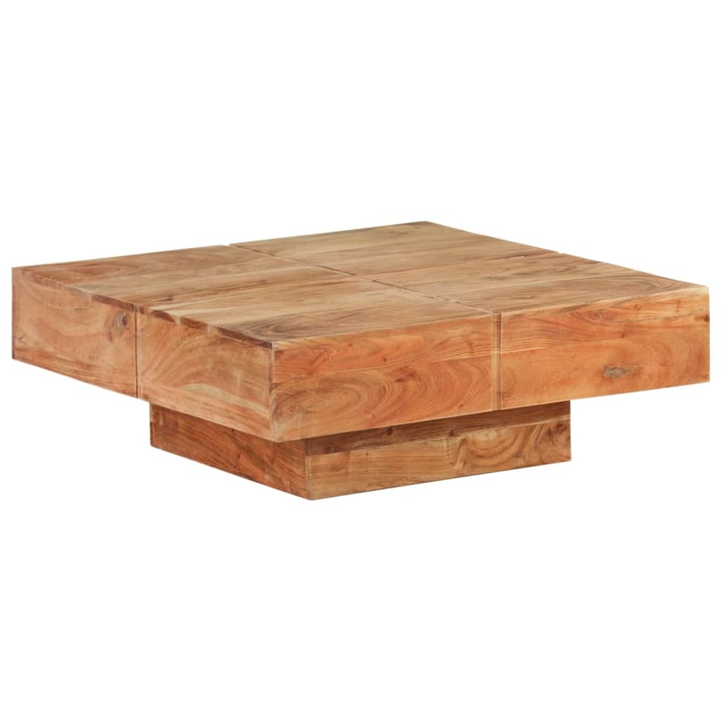"Spencer" Solid Timber Coffee Table 80x80 cm in Acacia