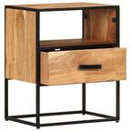 "Raemot" Bed Cabinet 40x30x50 cm Solid Acacia Wood