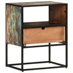 "Reppan" Bed Cabinet 40x30x50 cm Solid Reclaimed Wood