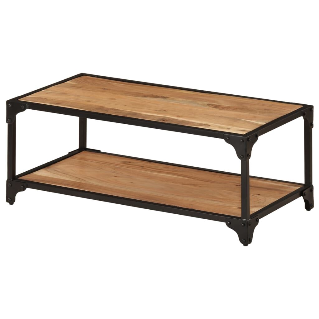 "Rondelay" Coffee Table 90x45x35 cm Solid Acacia Wood