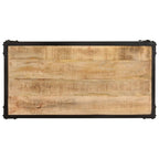 "Kirkwall" Coffee Table 90x45x35 cm Solid Rough Mango Wood