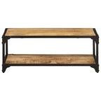 "Kirkwall" Coffee Table 90x45x35 cm Solid Rough Mango Wood