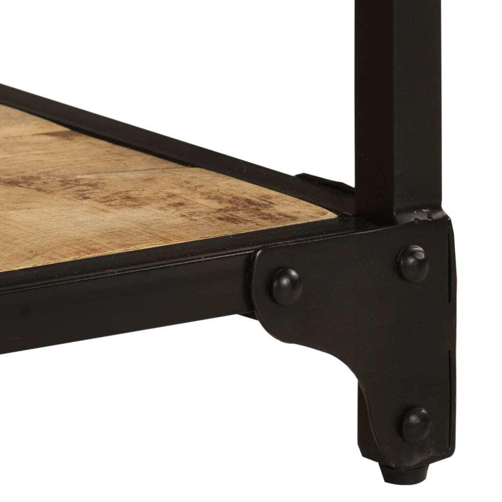 "Kirkwall" Coffee Table 90x45x35 cm Solid Rough Mango Wood