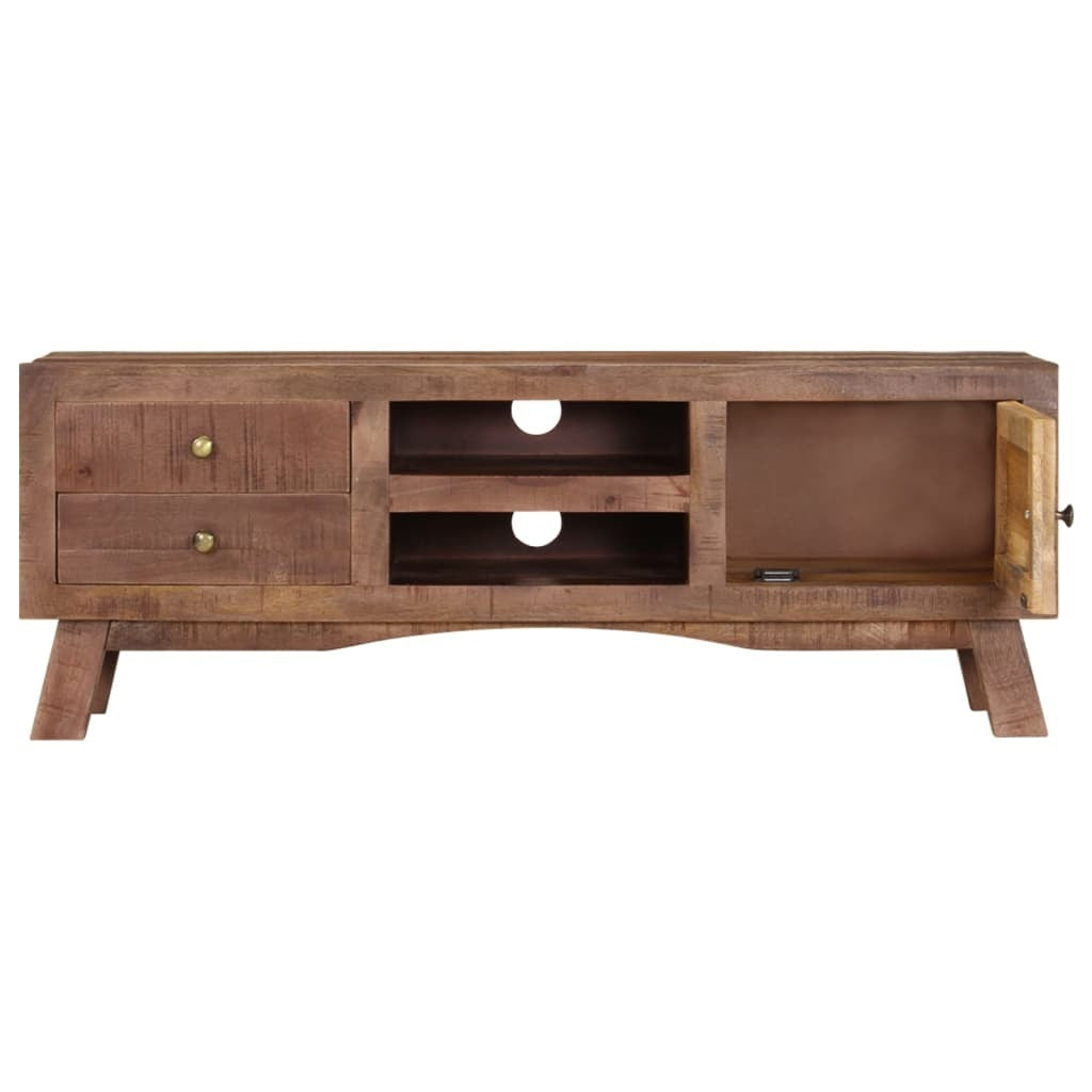 "Koorabel" TV Cabinet 110x30x40 cm Rough Mango Wood