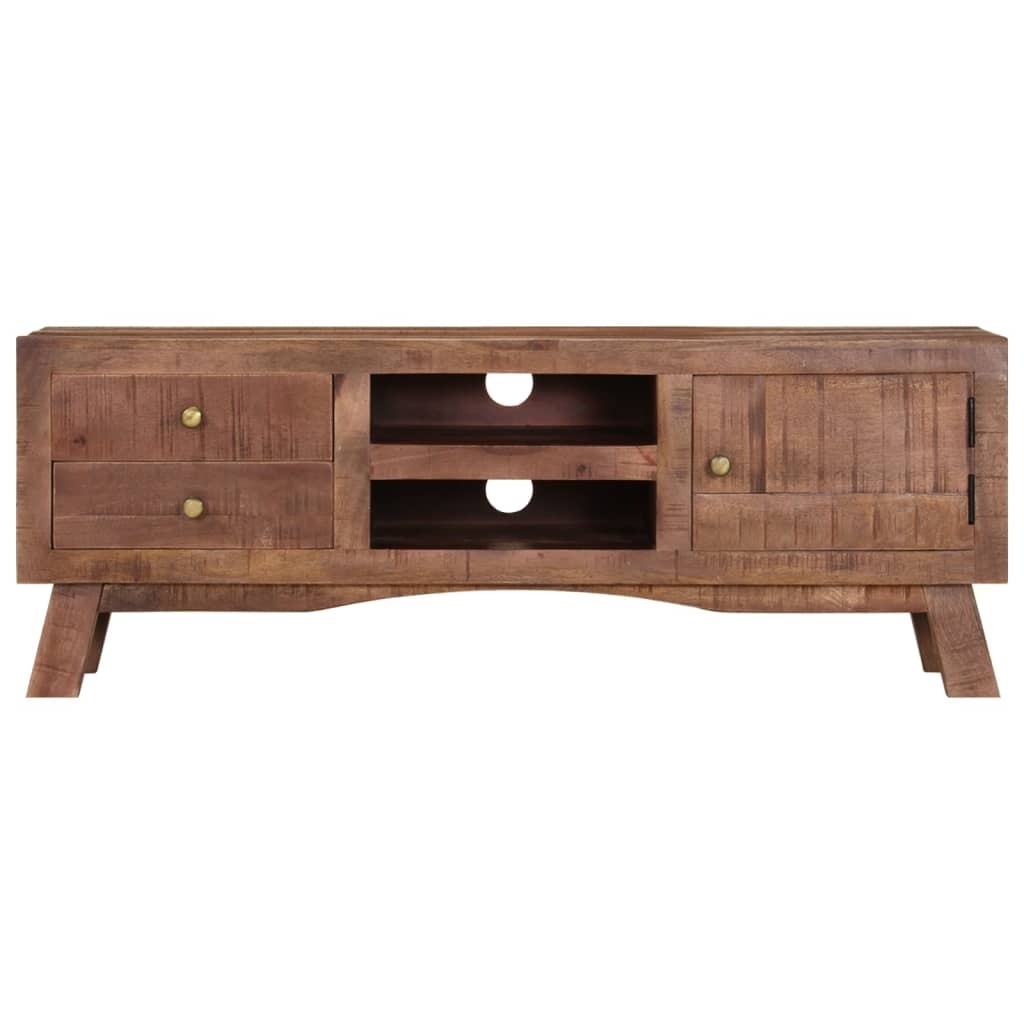 "Koorabel" TV Cabinet 110x30x40 cm Rough Mango Wood