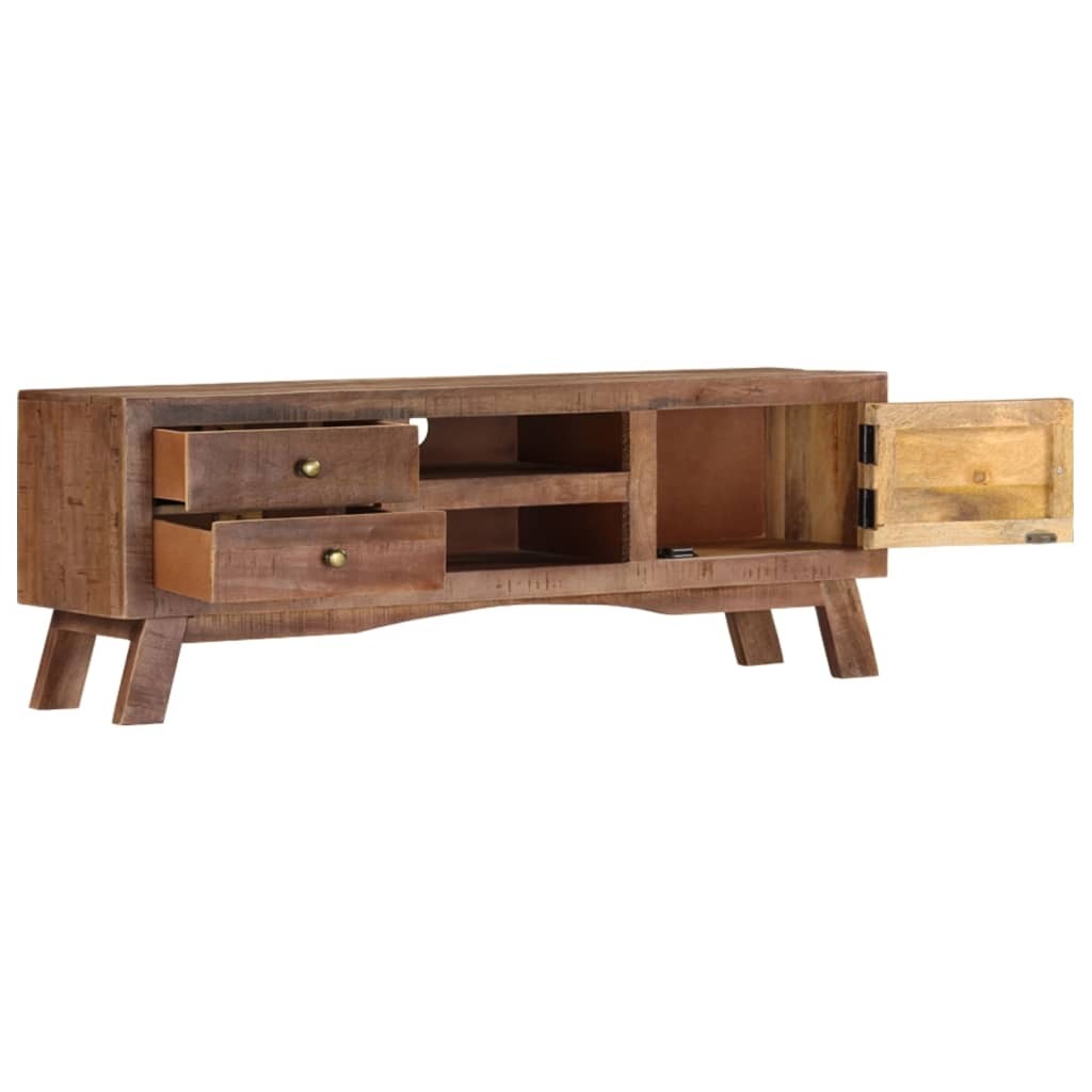 "Koorabel" TV Cabinet 110x30x40 cm Rough Mango Wood