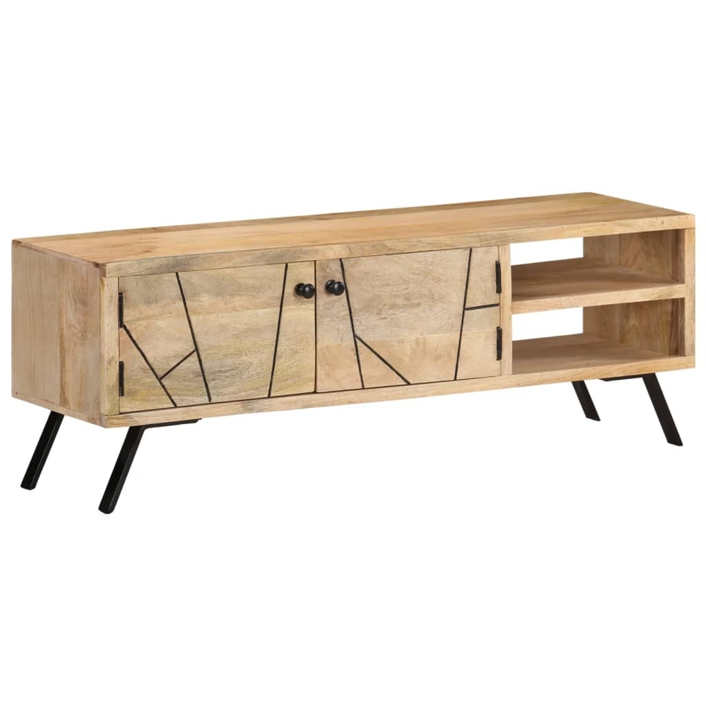 "Koorana" TV Cabinet 110x30x40 cm Solid Mango Wood