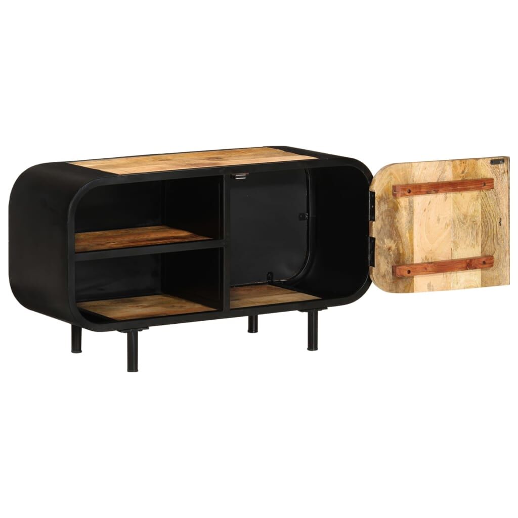 "Rosetta" TV Cabinet 90x30x48 cm Rough Mango Wood