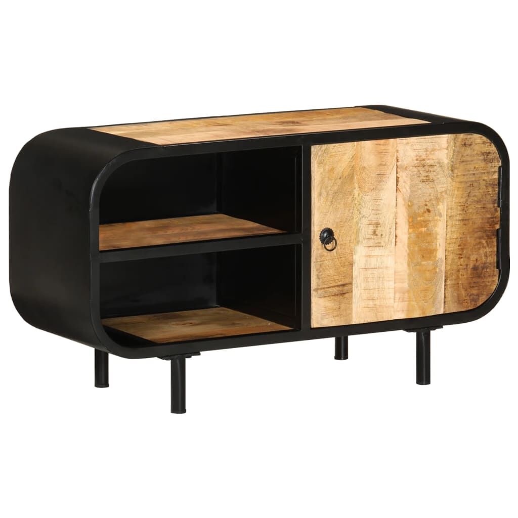 "Rosetta" TV Cabinet 90x30x48 cm Rough Mango Wood
