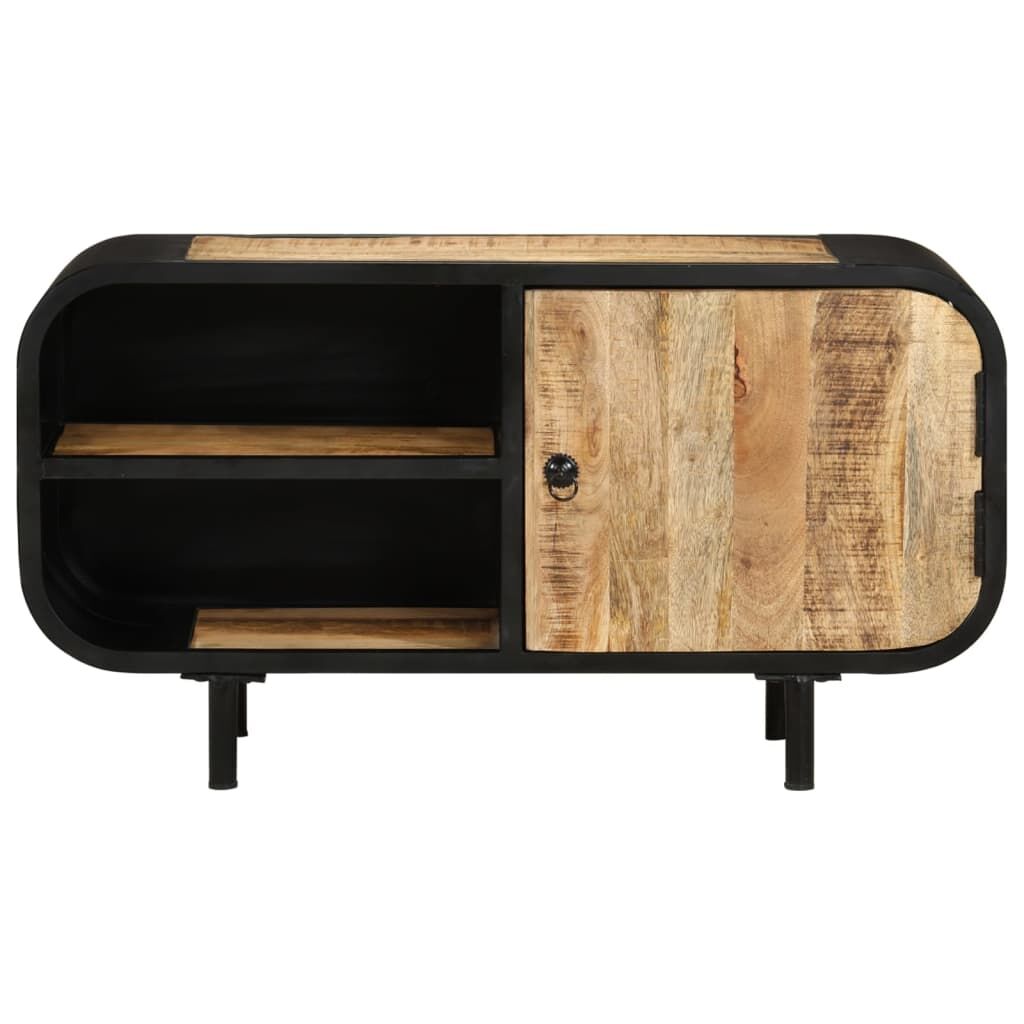 "Rosetta" TV Cabinet 90x30x48 cm Rough Mango Wood