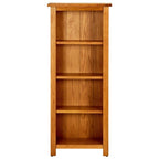 "Niela Grove" Solid Oak Wood 4-Tier Bookcase 45x22x110 cm