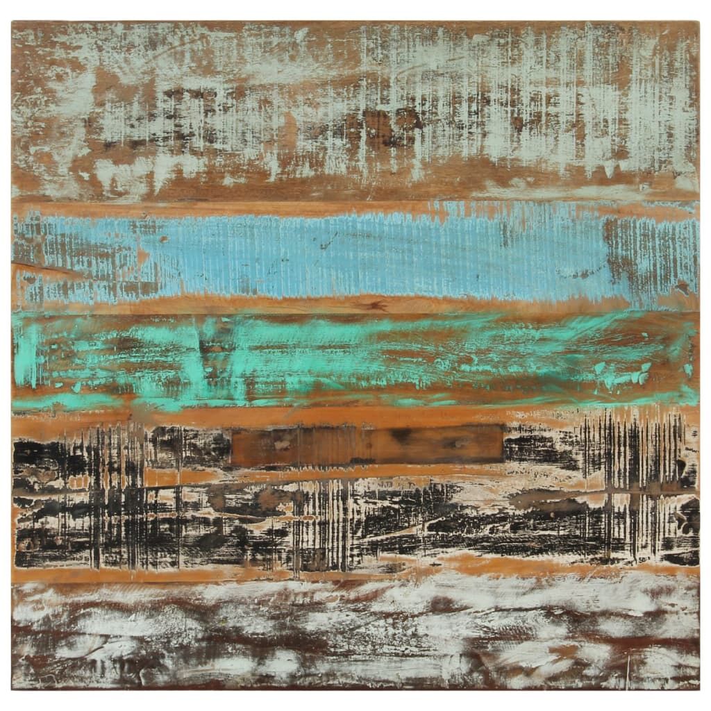 "Russell" Dining Table 82x80x76 cm Solid Reclaimed Wood