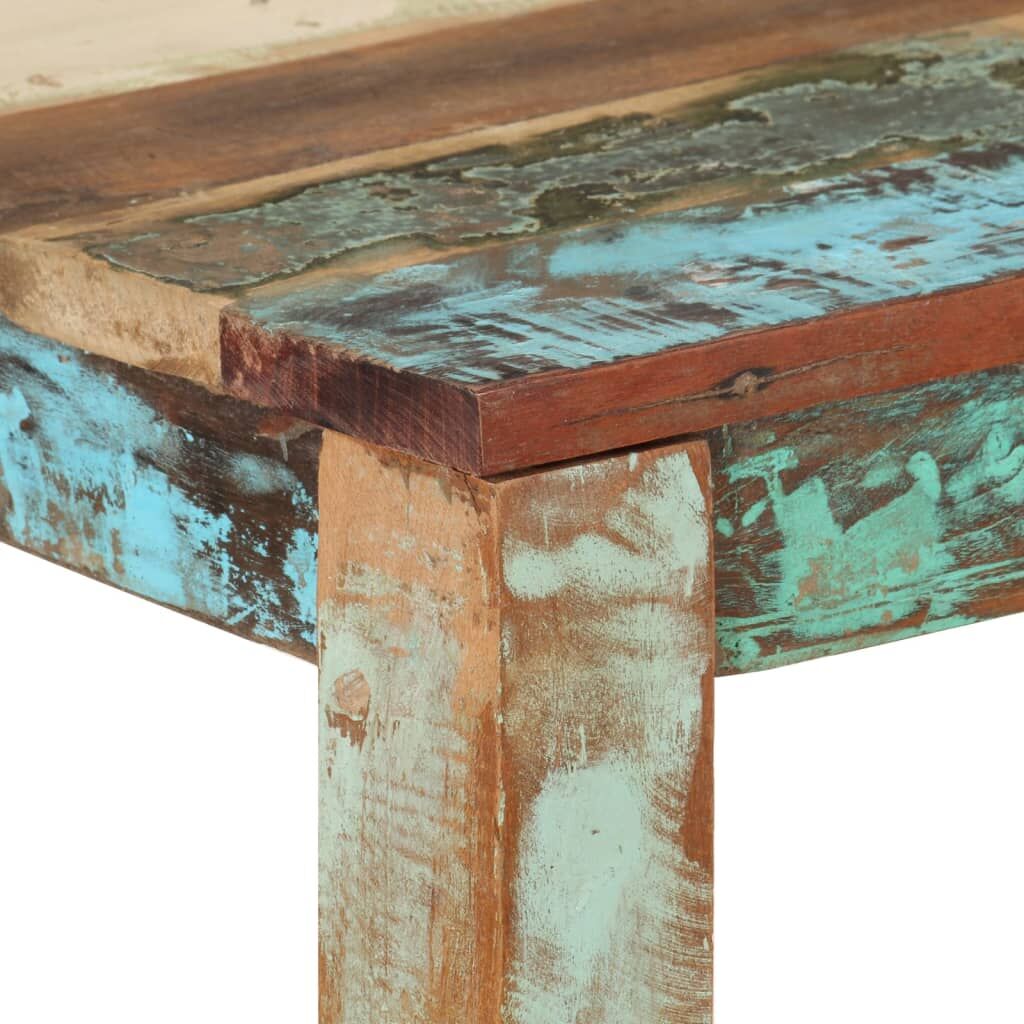 "Russell" Dining Table 82x80x76 cm Solid Reclaimed Wood