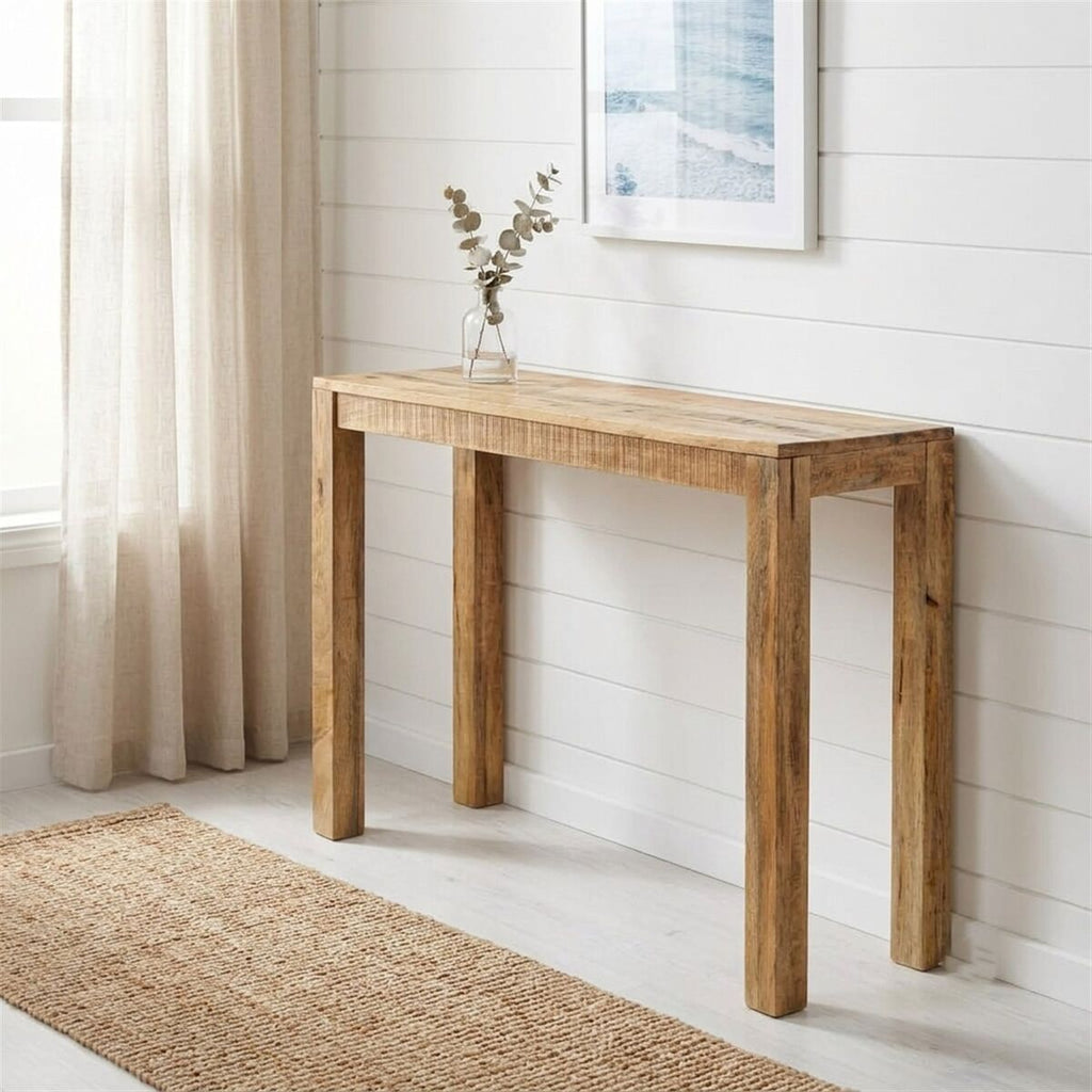 "Salamander" Console Table 110x35x76 cm Rough Mango Wood