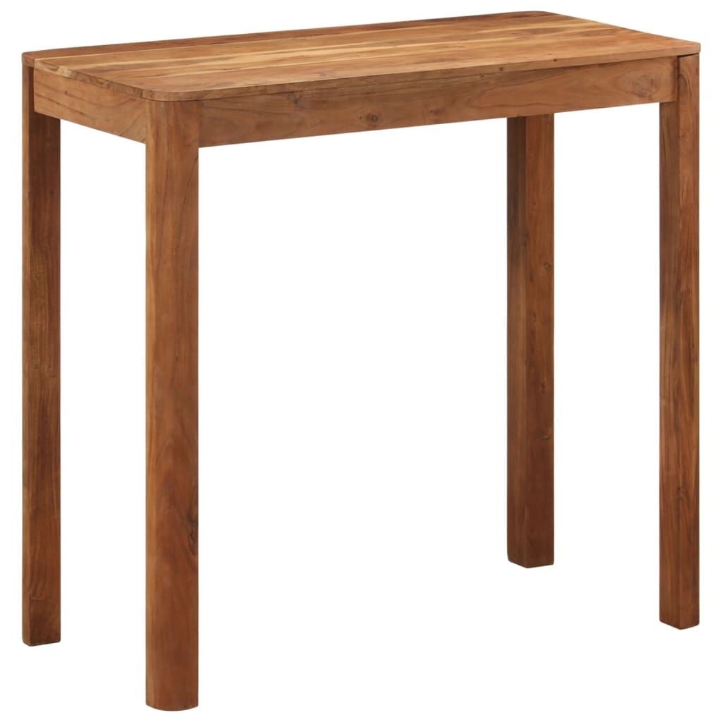 "Salvestro" Bar Table Solid Wood Acacia with Honey Finish 110x55x106 cm