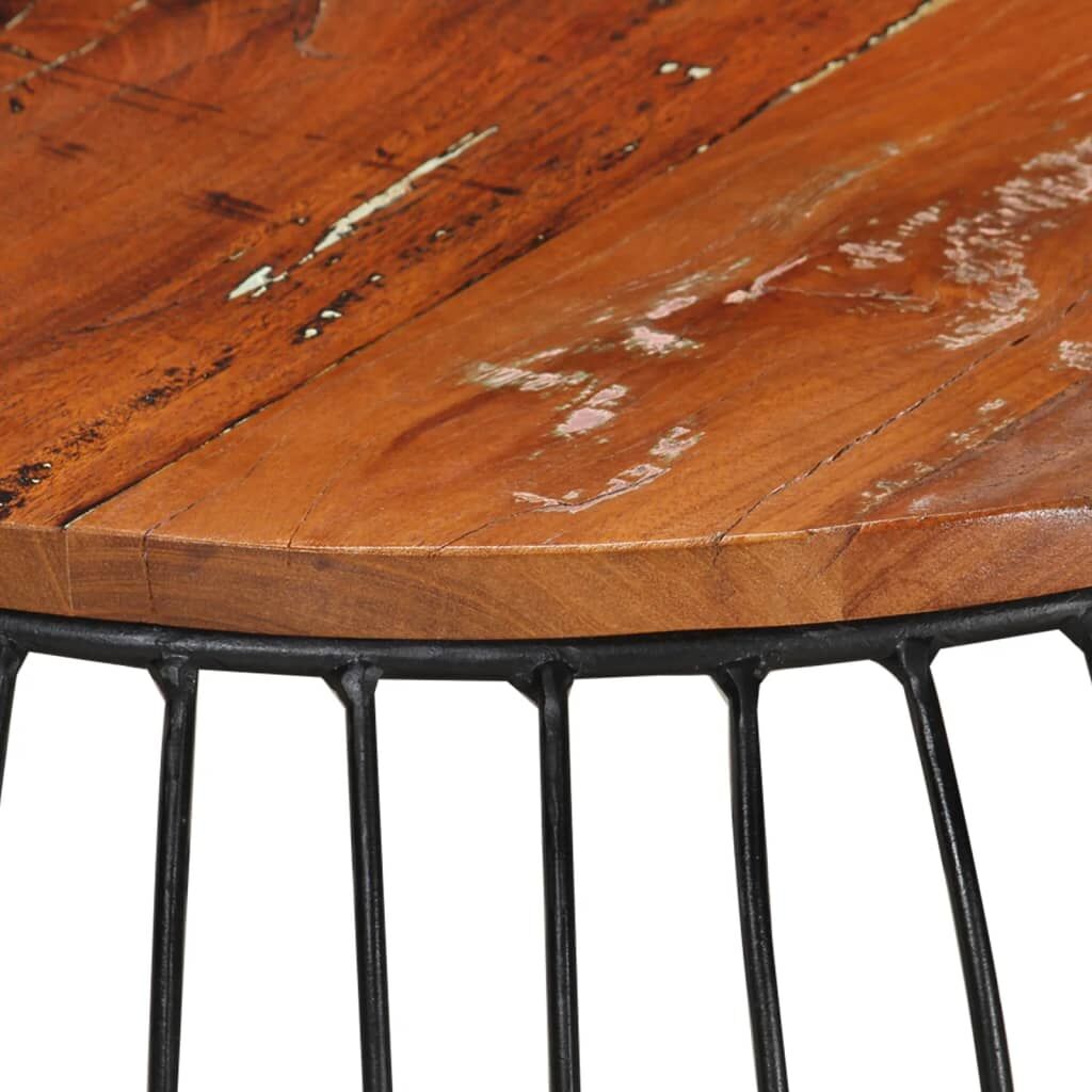 "Saxonvale" Coffee Table Ø68 cm Solid Reclaimed Wood