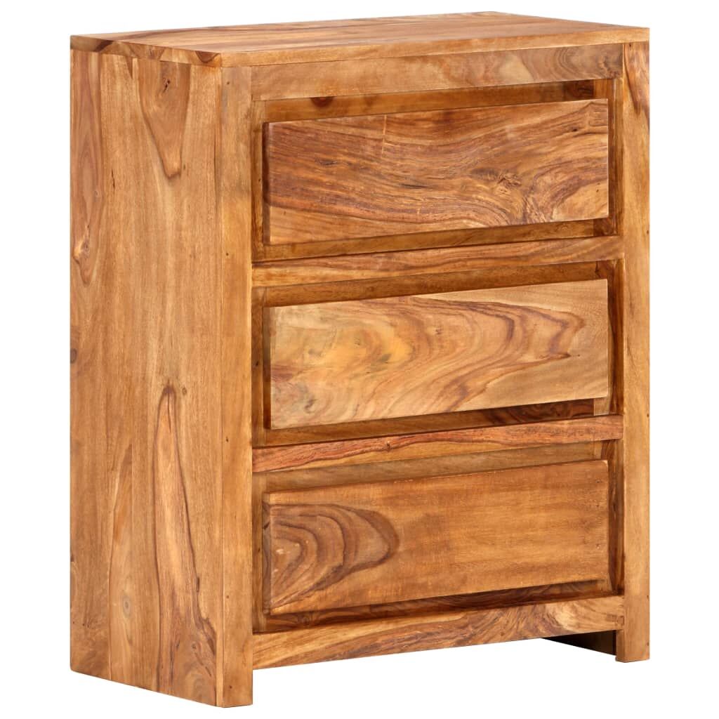 "Shepherd" Drawer Cabinet 60x33x75 cm Solid Wood Acacia