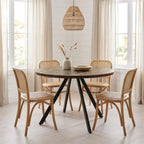 "Sierra" Dining Table 110x75 cm Solid Wood Reclaimed