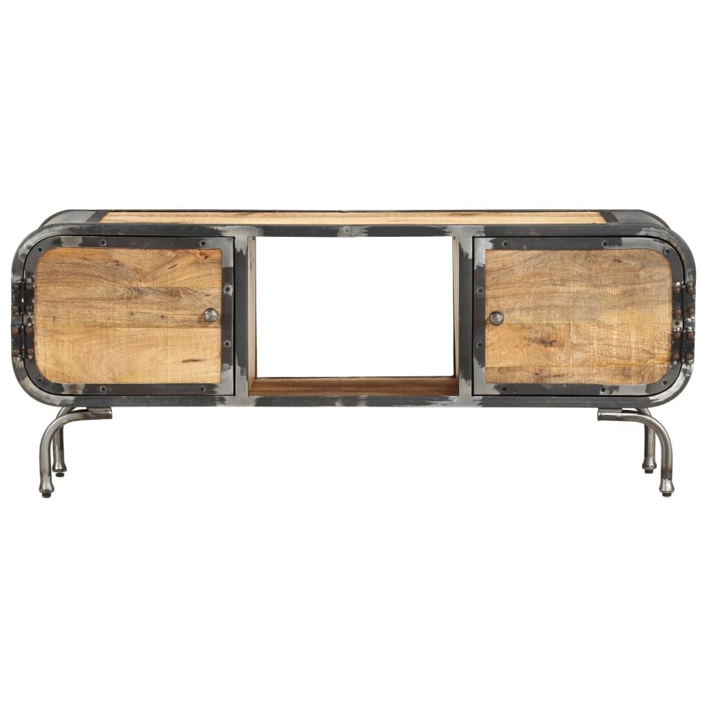 "Summit" TV Cabinet 110x30x42 cm Solid Wood Mango