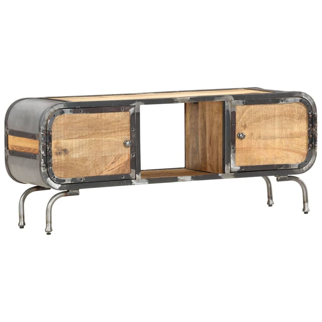 "Summit" TV Cabinet 110x30x42 cm Solid Wood Mango
