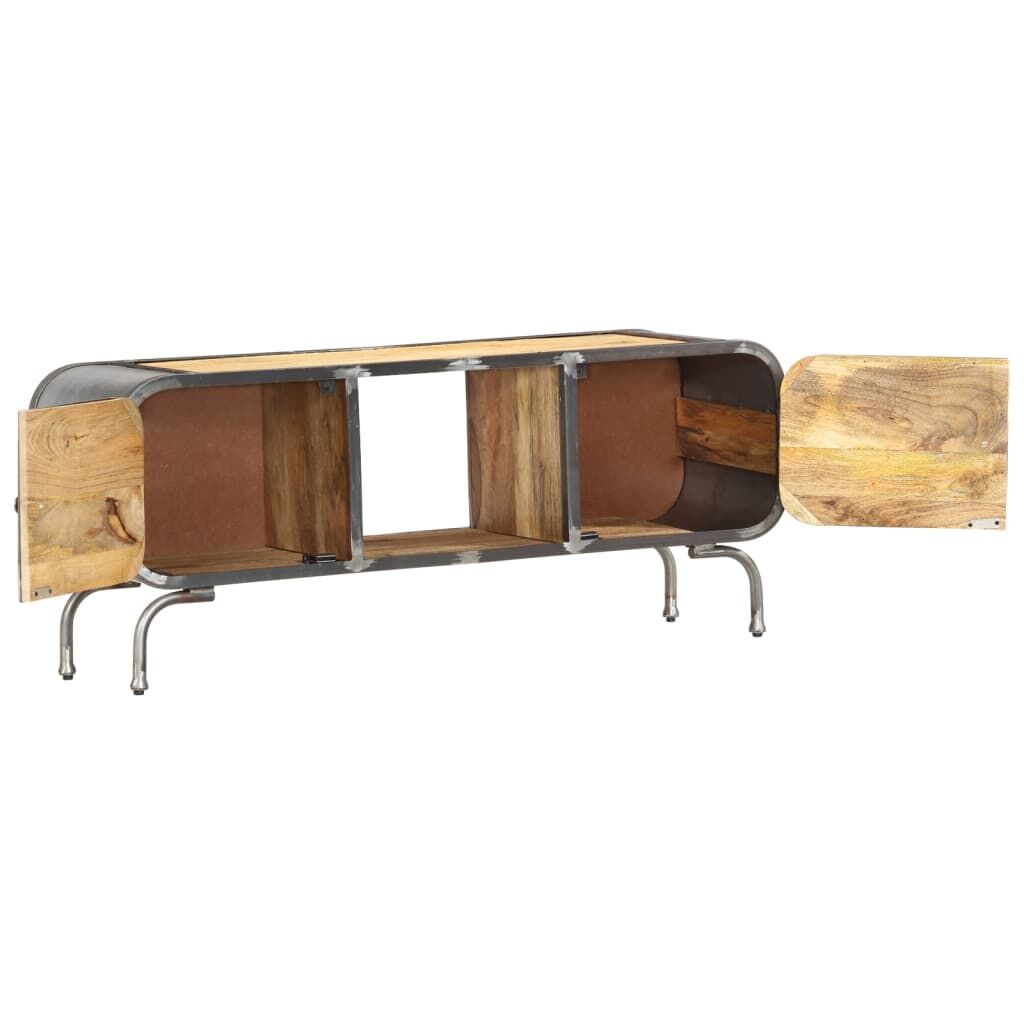 "Summit" TV Cabinet 110x30x42 cm Solid Wood Mango