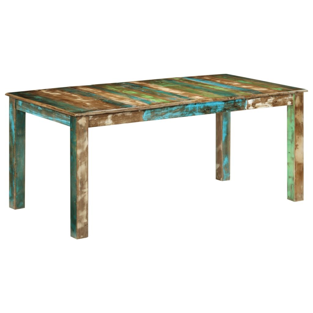 "Toledo" Dining Table 180x90x76 cm Solid Wood Reclaimed