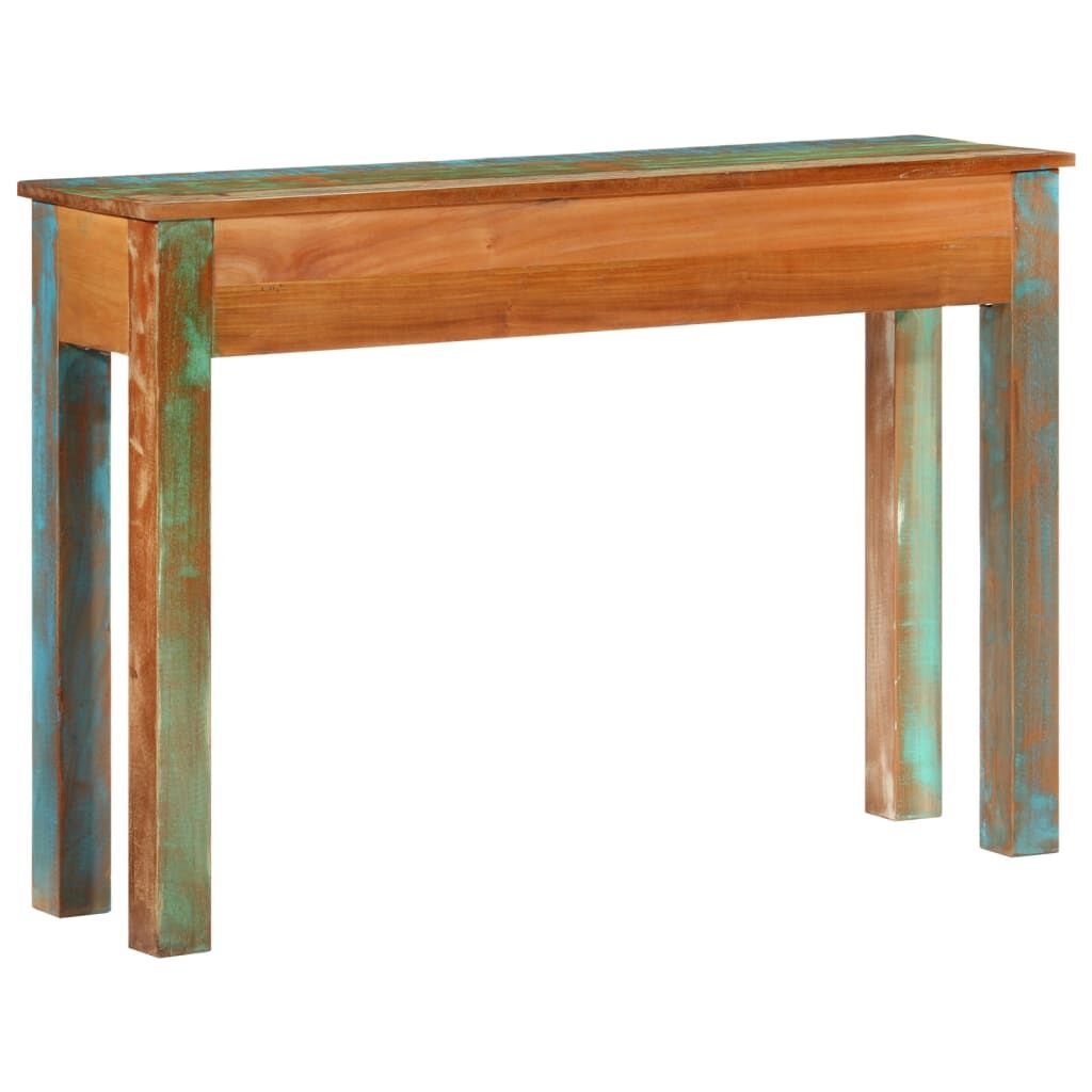 "Tristania" Console Table 110x30x75 cm Solid Wood Reclaimed