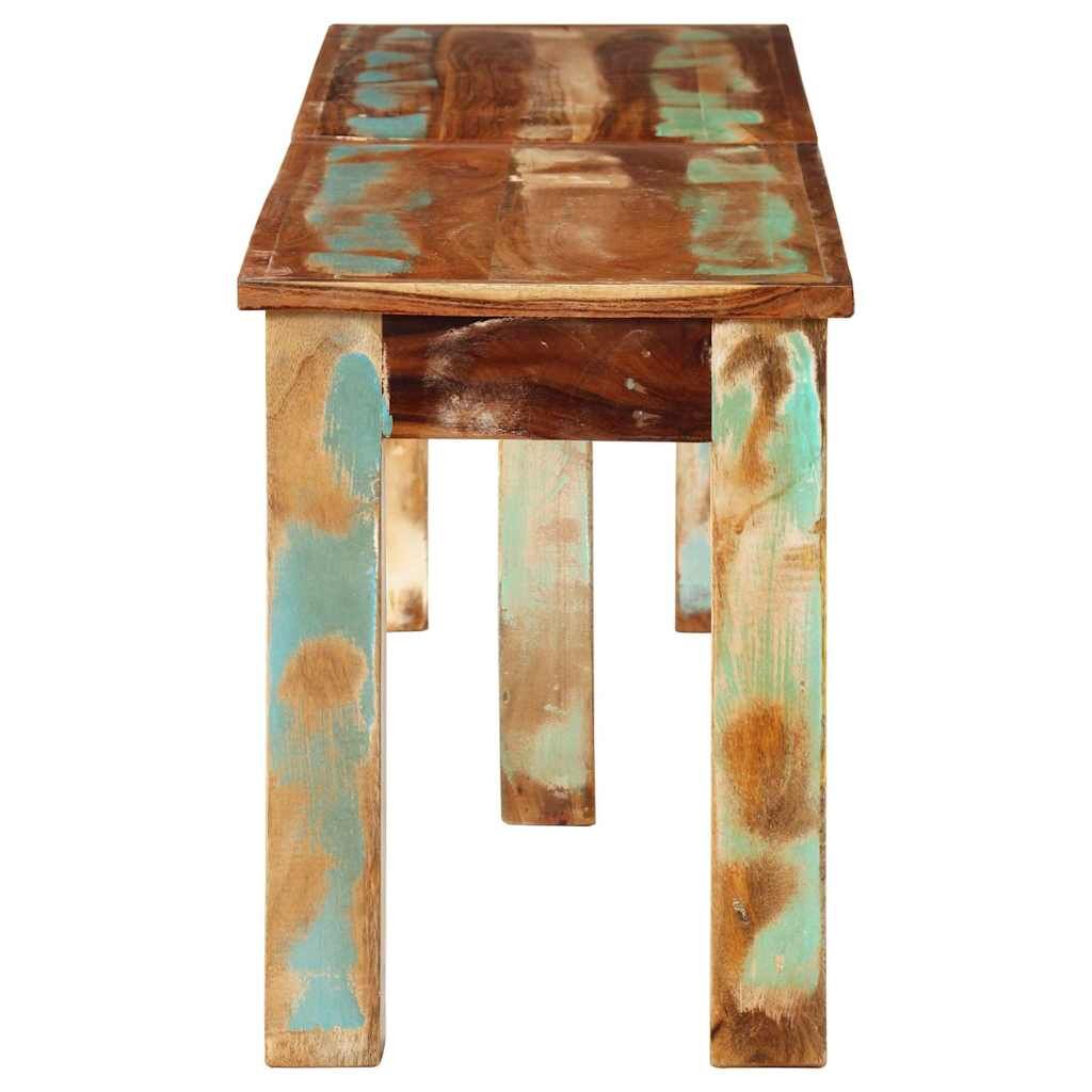 "Ula" Bench 160x35x46 cm Solid Reclaimed Wood