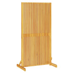 "Warumbui" Privacy Screen Brown 79,5 x 50 x 150 cm Solid Acacia Wood