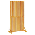 "Warumbui" Privacy Screen Brown 79,5 x 50 x 150 cm Solid Acacia Wood