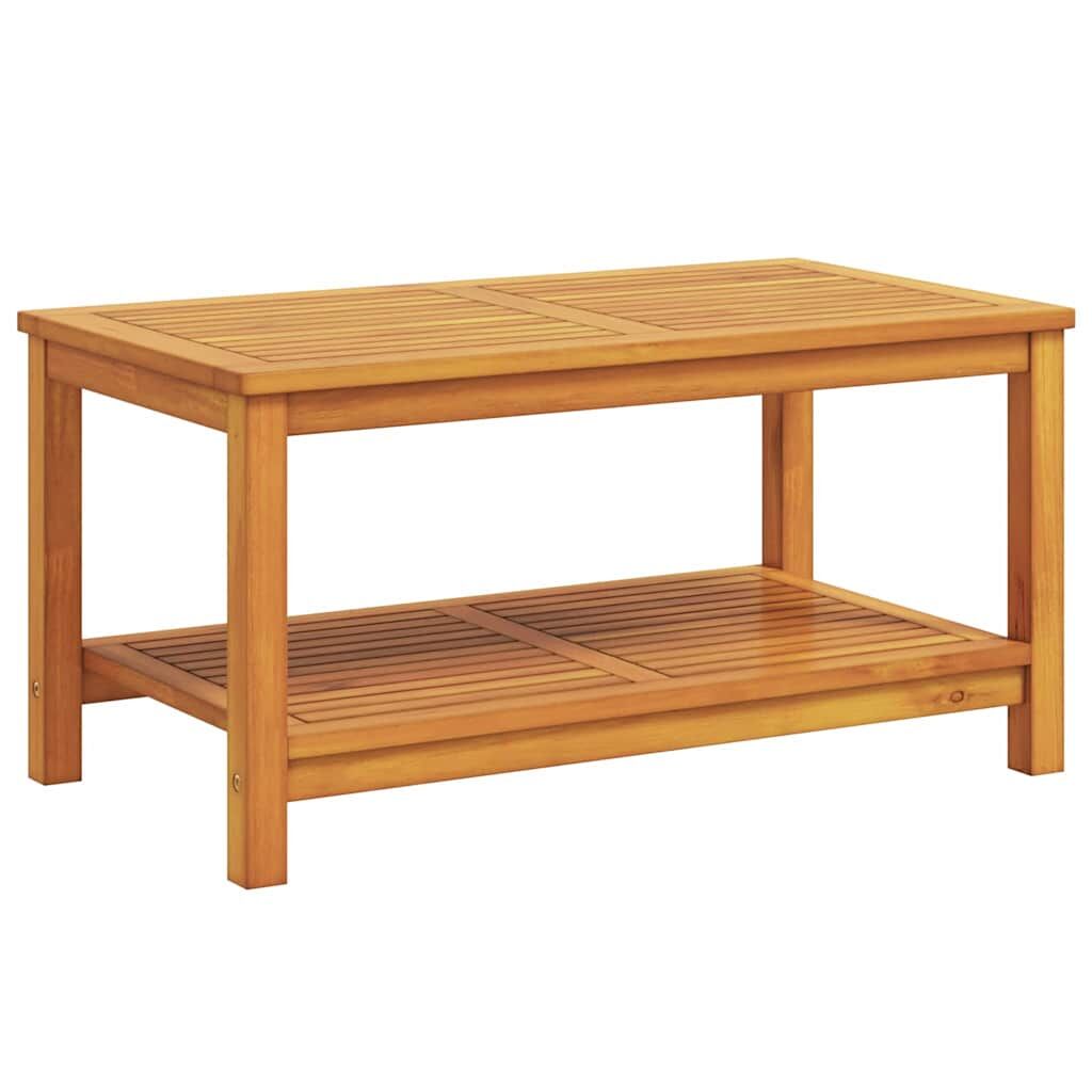 "Watkins" Side Table Oil Natural 90 x 50 x 45 cm Solid Acacia Wood