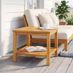 "Watkins" Side Table Oil Natural 90 x 50 x 45 cm Solid Acacia Wood
