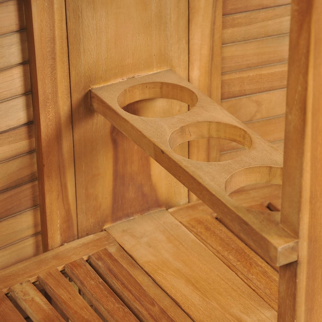 "Louise" Folding Bar Table 155x53x105 cm Solid Teak Wood