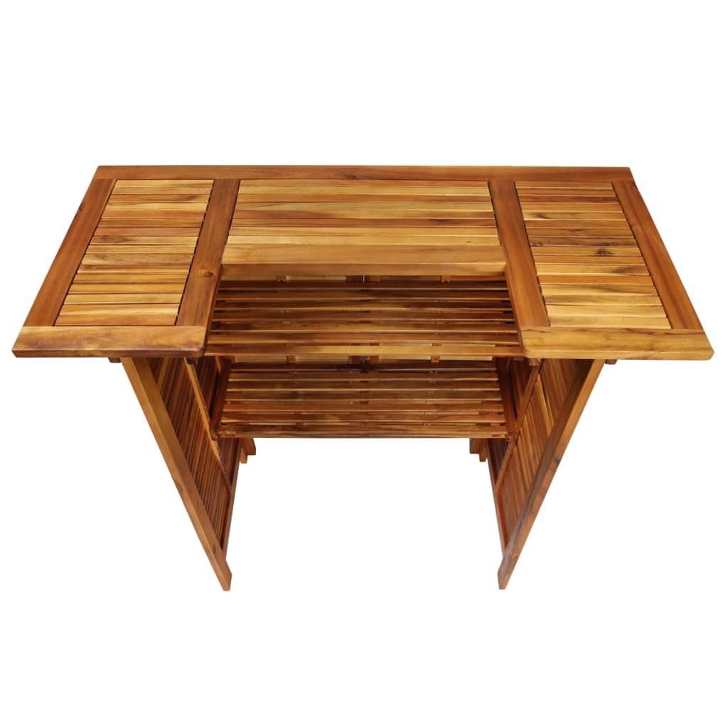 "Lucia" Bar Table 110x50x105 cm Solid Acacia Wood