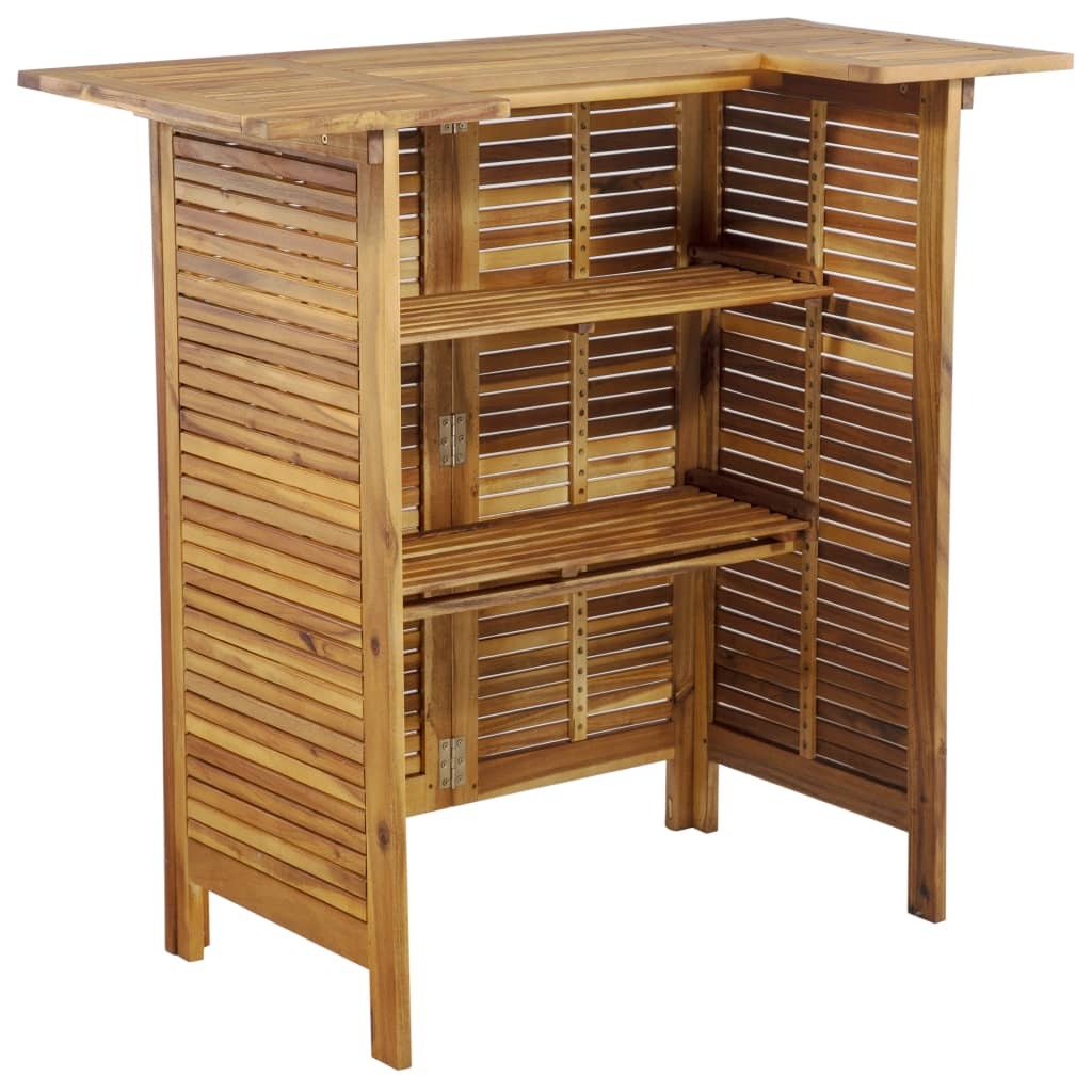 "Lucia" Bar Table 110x50x105 cm Solid Acacia Wood