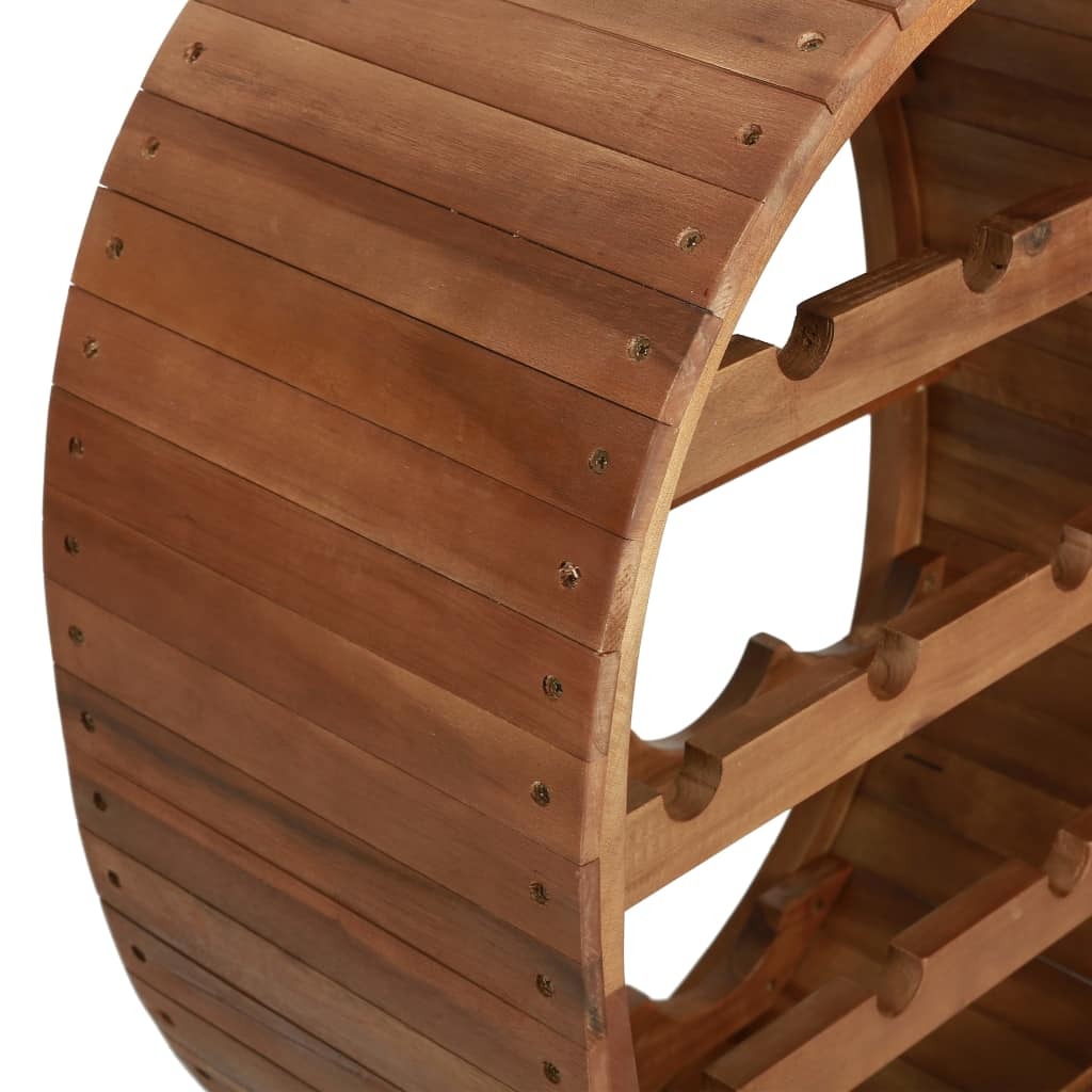 "Lutana" Wine Rack 13 Bottles Solid Acacia Wood