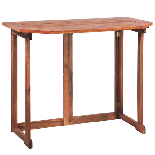 "Carrington" Bistro Table 90x50x75 cm Solid Acacia Wood