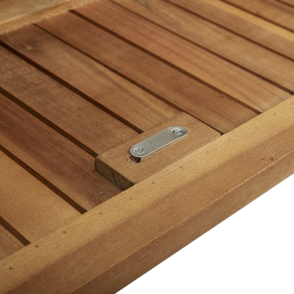 "Marian" Storage Bench with Cushion 148 cm Solid Acacia Wood