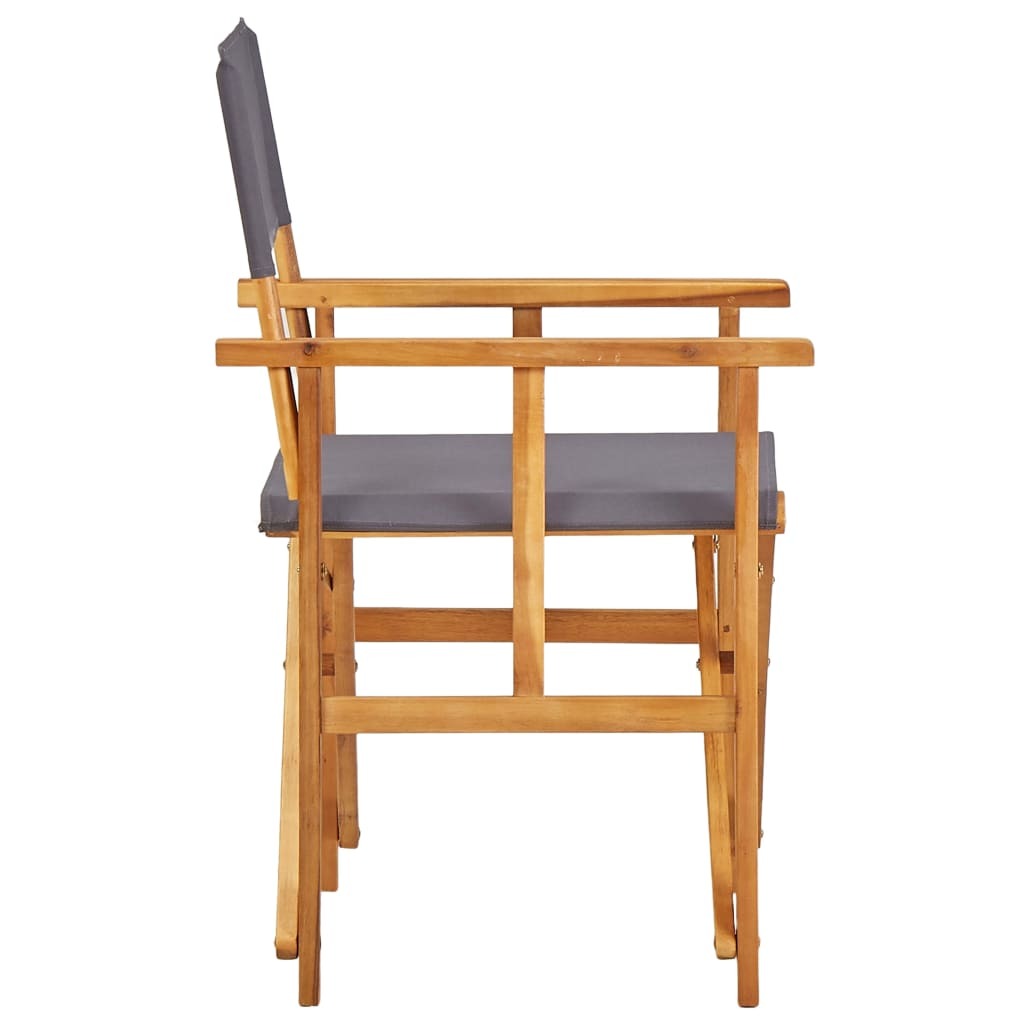"Marina" Director's Chairs 2 pcs Solid Acacia Wood