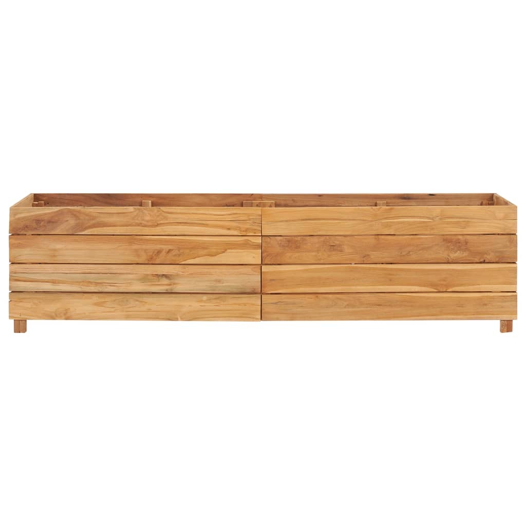 "Meehan" Raised Bed 150x40x38 cm Recycled Teak and Steel